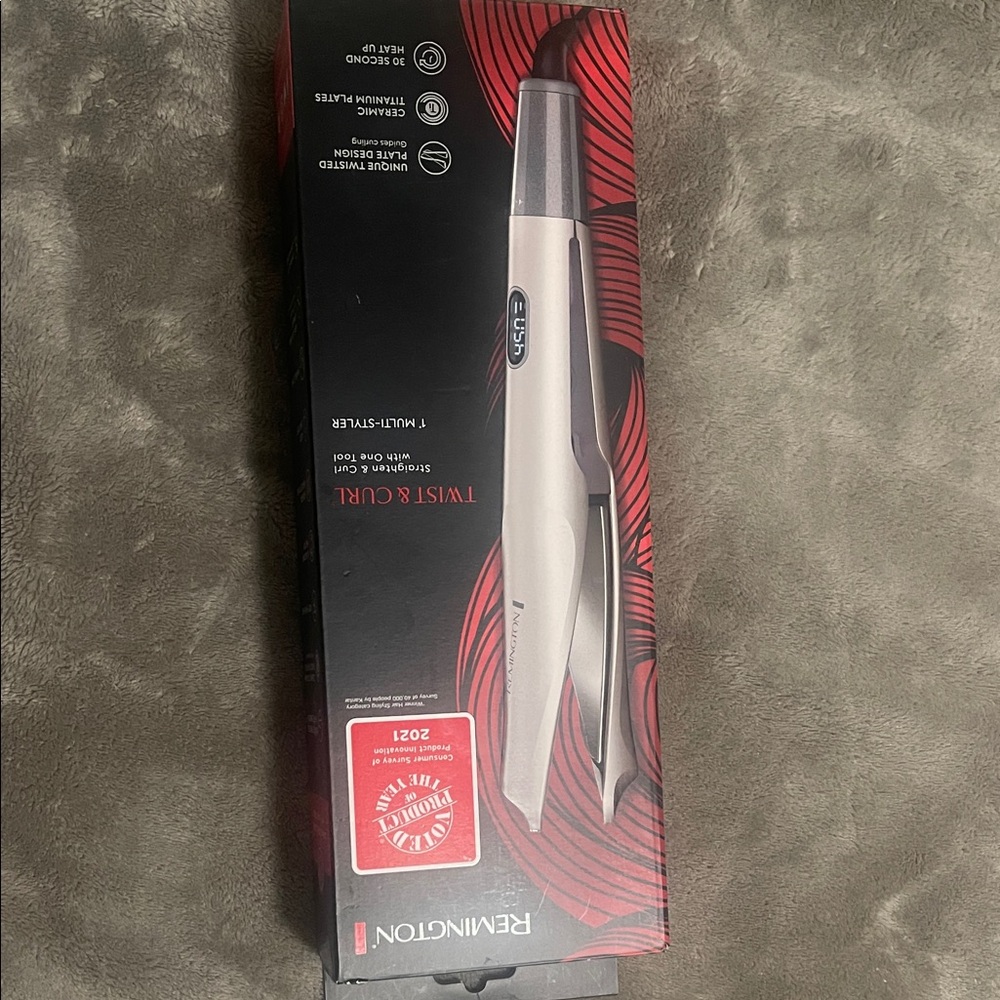 Remington Silver and Black Twist & Curl Styler